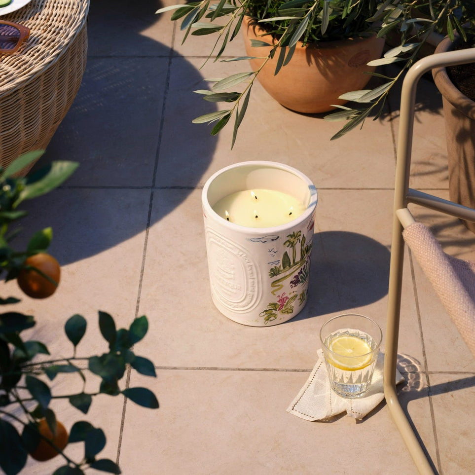 Bougie très grand modèle Citronnelle - Édition Estivale