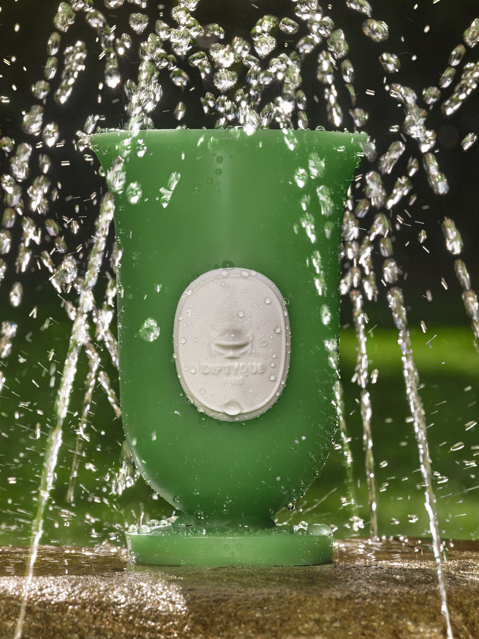Vase Médicis vert pinède​ - Petit modèle​