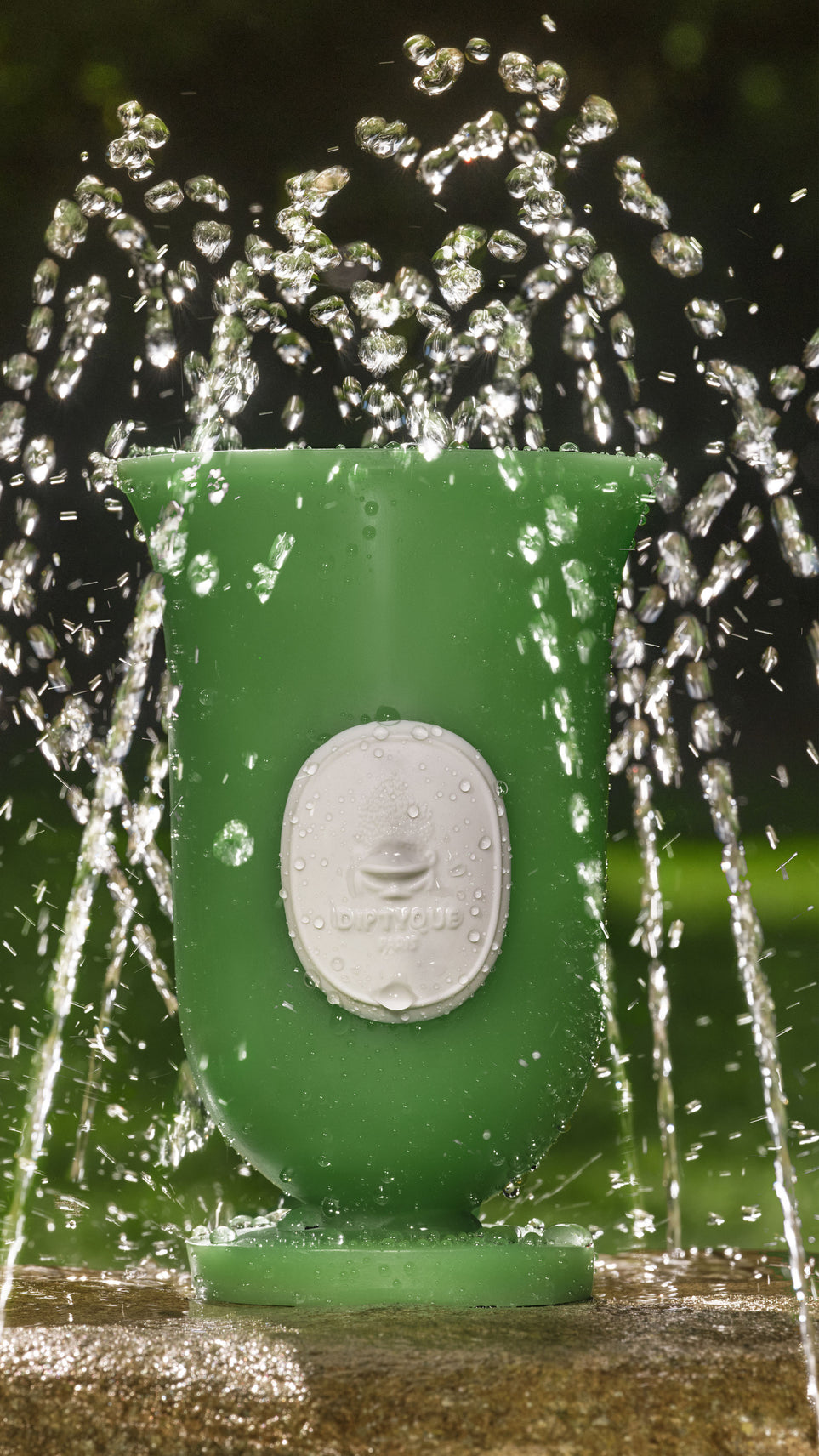 Vase Médicis vert pinède​ - Petit modèle​