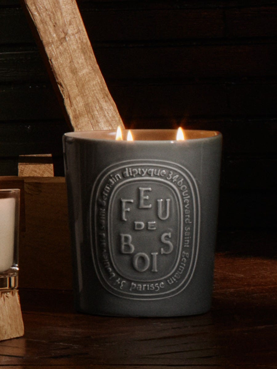 Diptyque 1500g キャンドルFeu de Bois 未使用 Feu de Bois (Wood Fire) - Large Candle – Diptyque