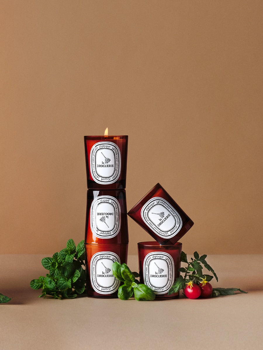 La Droguerie - Odour removing candle with basil