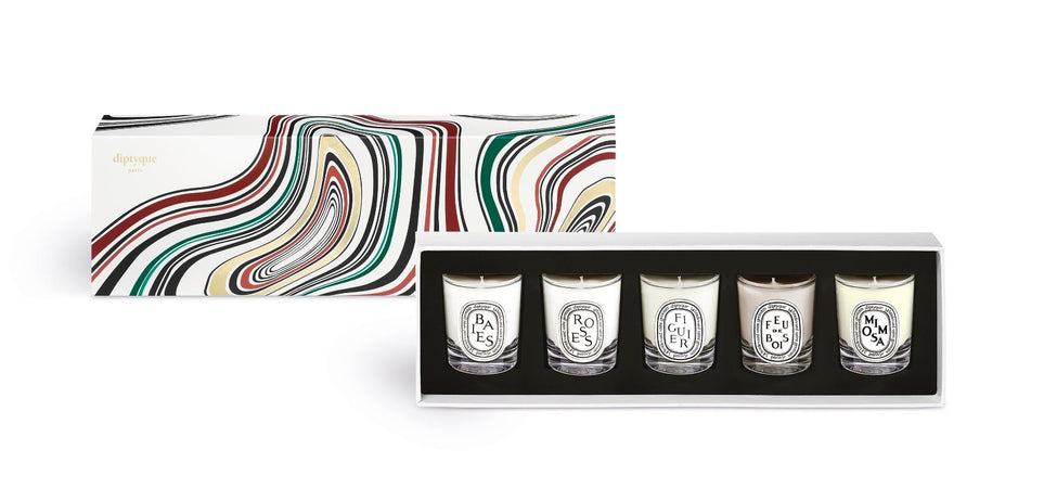 Set of five limited-edition scented candles