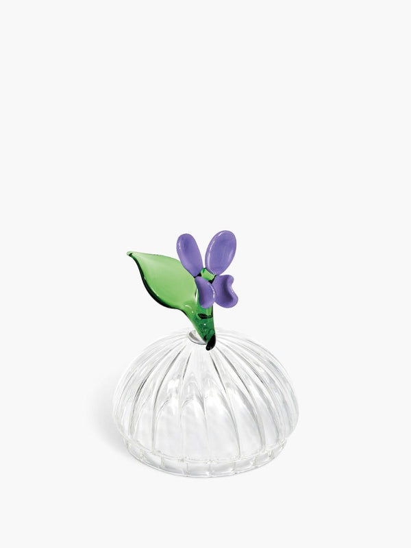 Couvercle Violette - Pour bougie modèle classique