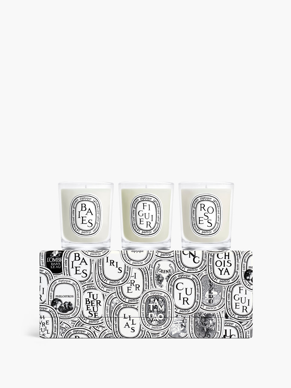 Coffret de 3 petites bougies - Pré-composé