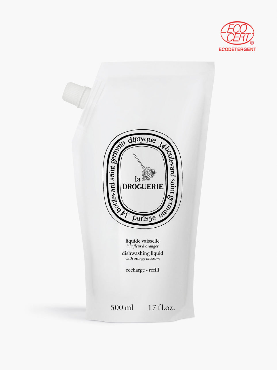 La Droguerie - Recharge pour liquide vaisselle à la fleur d’oranger