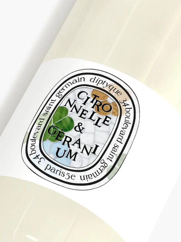 Citronnelle & Géranium - Gel de parfum lavant pour le corps