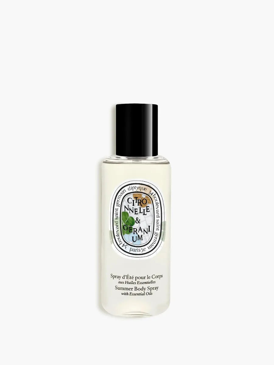 Citronnelle & Géranium - Spray d’été pour le corps aux huiles essentielles