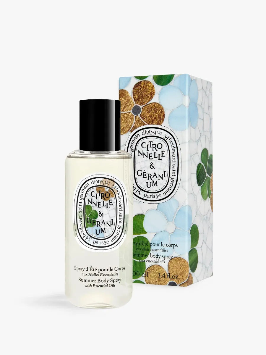 Citronnelle & Géranium - Spray d’été pour le corps aux huiles essentielles