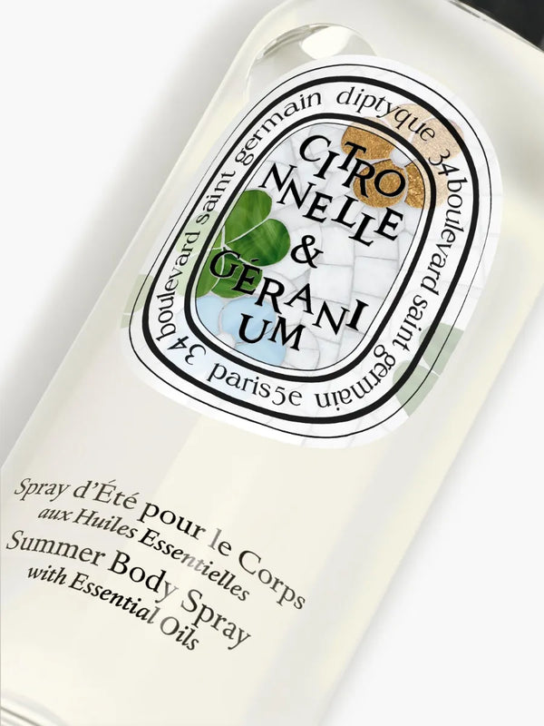 Citronnelle & Géranium - Spray d’été pour le corps aux huiles essentielles