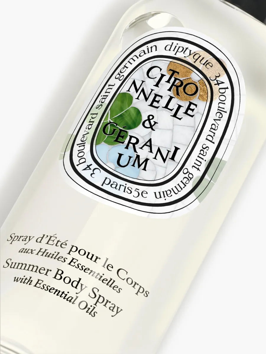 Citronnelle & Géranium - Spray d’été pour le corps aux huiles essentielles