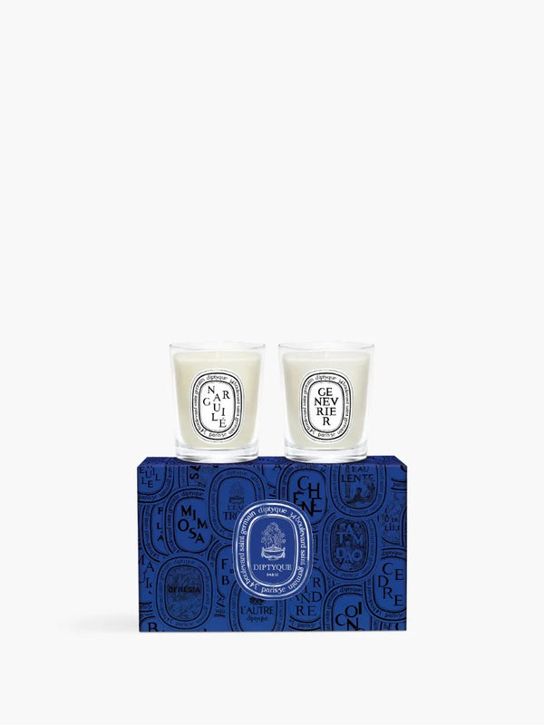 Narguilé & Genévrier (Juniper) - Set of 2 Small Candles