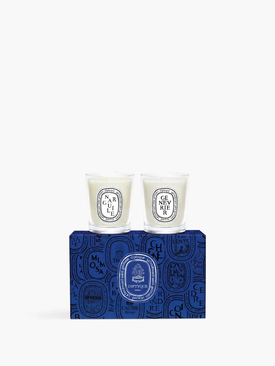 Narguilé & Genévrier (Juniper) - Set of 2 Small Candles