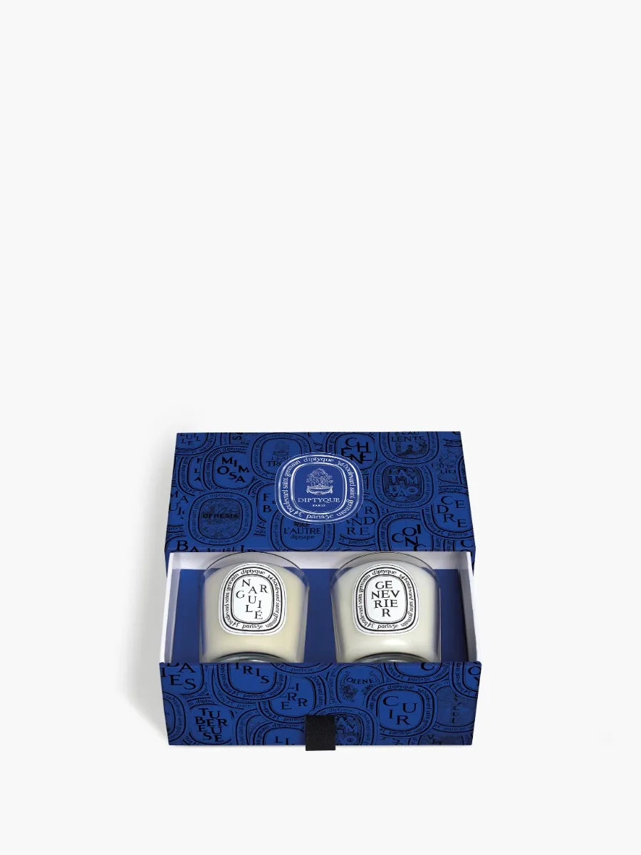 Narguilé & Genévrier (Juniper) - Set of 2 Small Candles