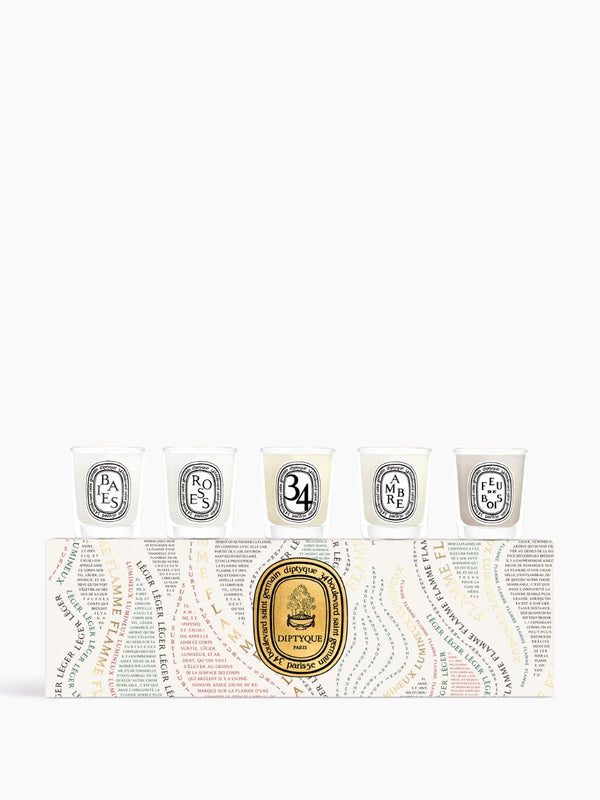 Set of 5 mini signature candles - Pre-composed