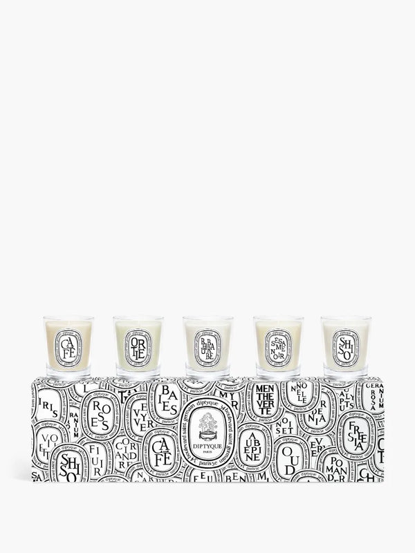 Coffret de 5 bougies miniatures - Pré-composé