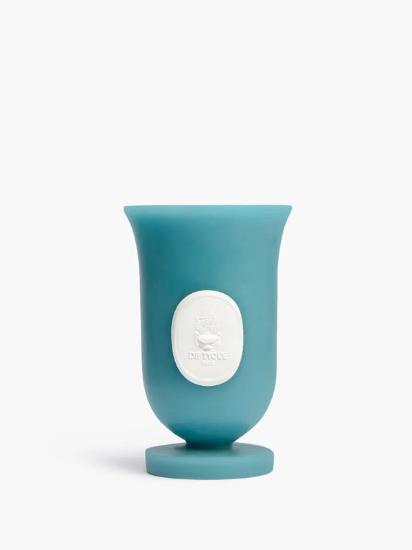 Vase Médicis bleu Jardin des Eaux​ - Petit modèle​