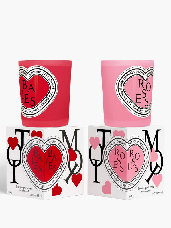 Baies (Berries) and Roses Duo - Classic Candles (Valentine’s Day Edition)