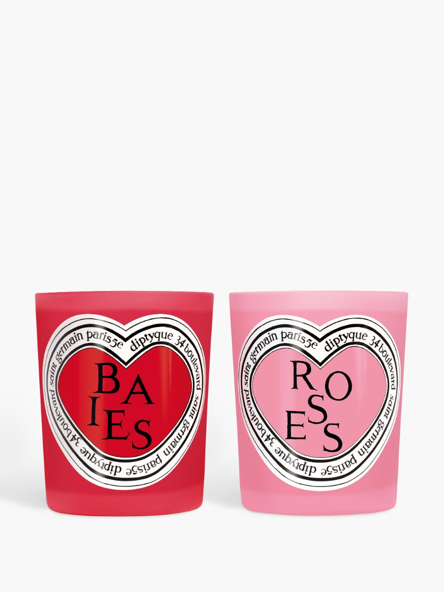 Baies (Berries) and Roses Duo - Classic Candles (Valentine’s Day Edition)