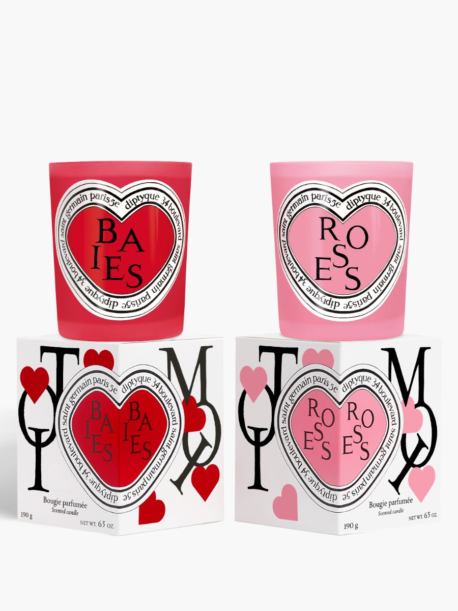 Baies (Berries) and Roses Duo - Classic Candles (Valentine’s Day Edition)