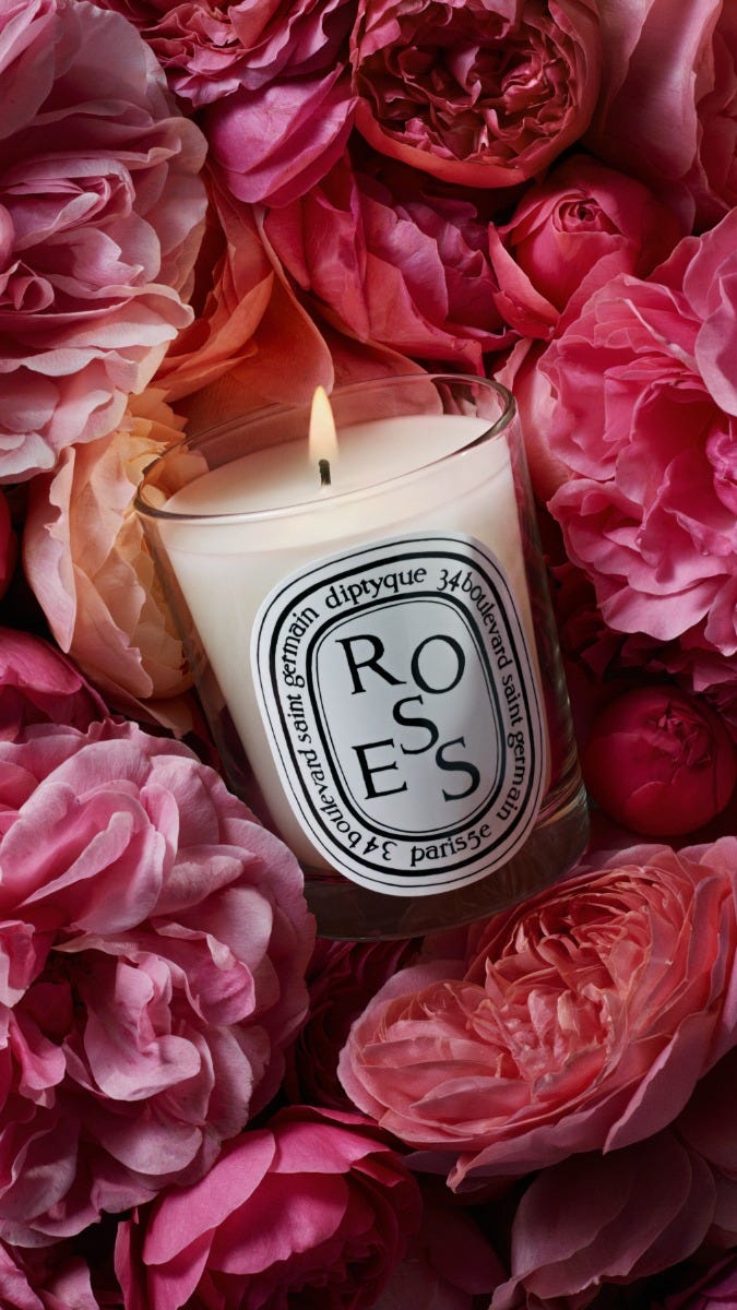 Roses - Small Candle – Diptyque