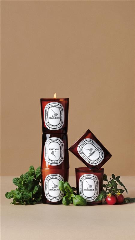 La Droguerie - Odour removing candle with basil