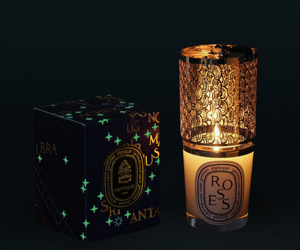 Holiday Lantern - For classic candle