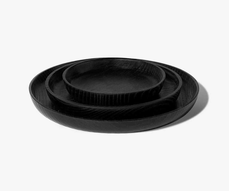 Black Ellipse tray - Small