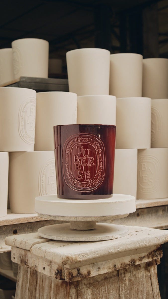 diptyque キャンドル 3種 BAIES ROSES TUBEREUSE diptyque キャンドル